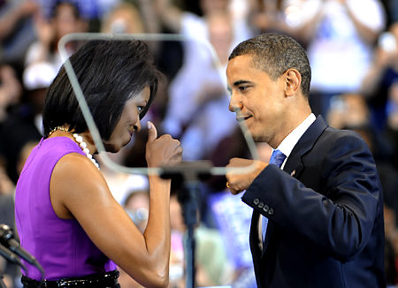 The fist-bump heard around the world