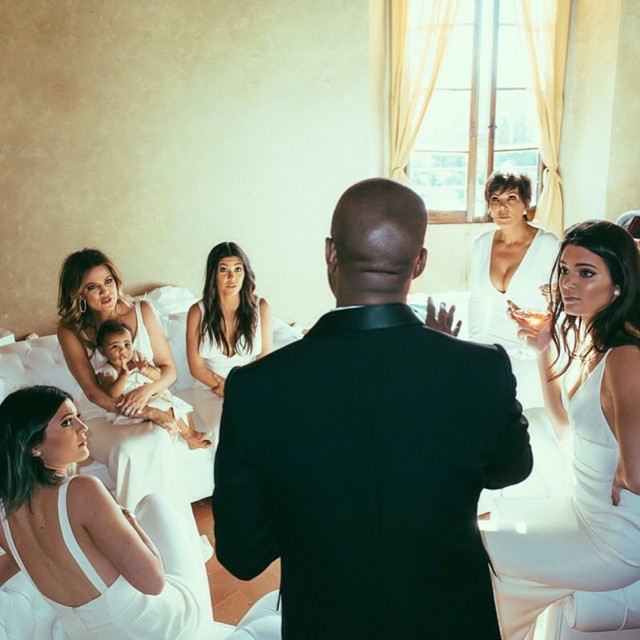 Baby North Kim Kanye Wedding Pics 2