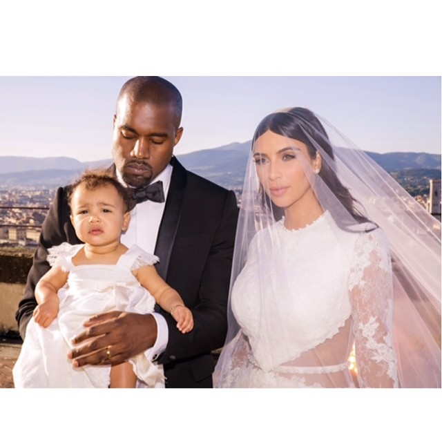 Baby North Kim Kanye Wedding Pics