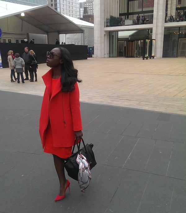 Natasha from Ghana Red All Over Giist