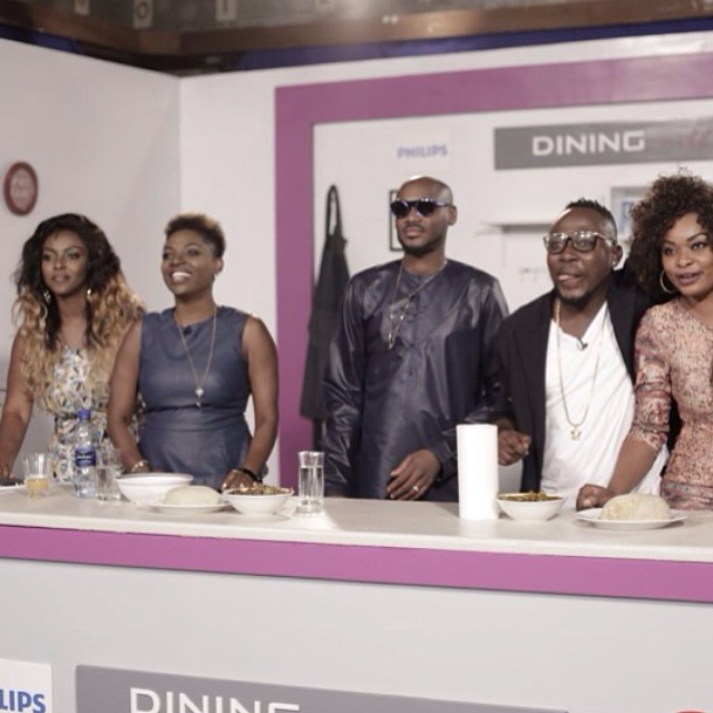 2face and Annie Idibia Yvonne Okoro Dining With