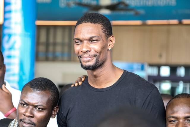 Chris Bosh in Ghana for Sprite Ball Clinic