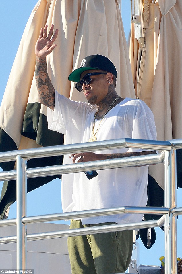 Chris Brown Yacht St Tropez