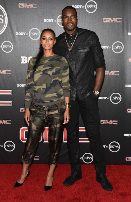 Keri Hilson and Serge Ibaka at ESPN BODY Issue Pre Party 2