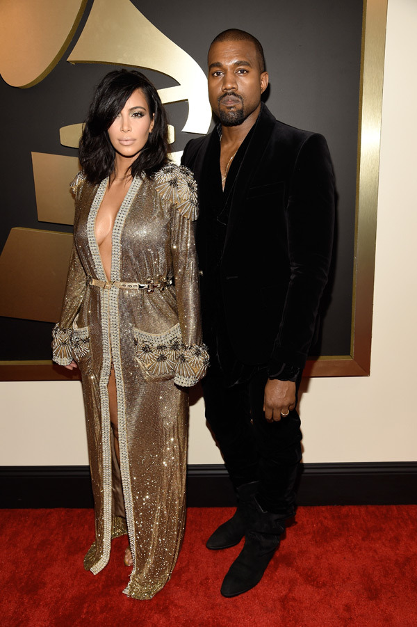 kim-kardashian-kanye-west-grammys-2015